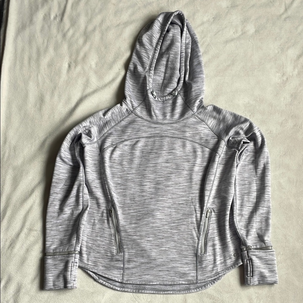 GapFit Heather Grey Hoodie Size M